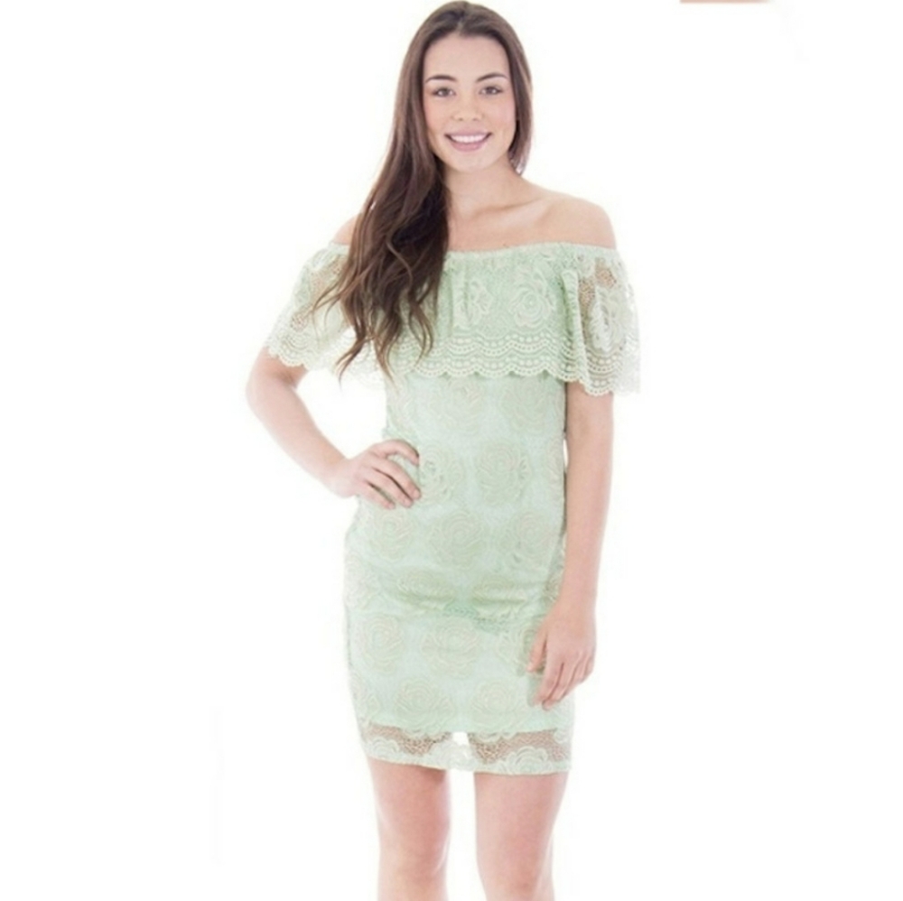 Off the Shoulder Mini Dress